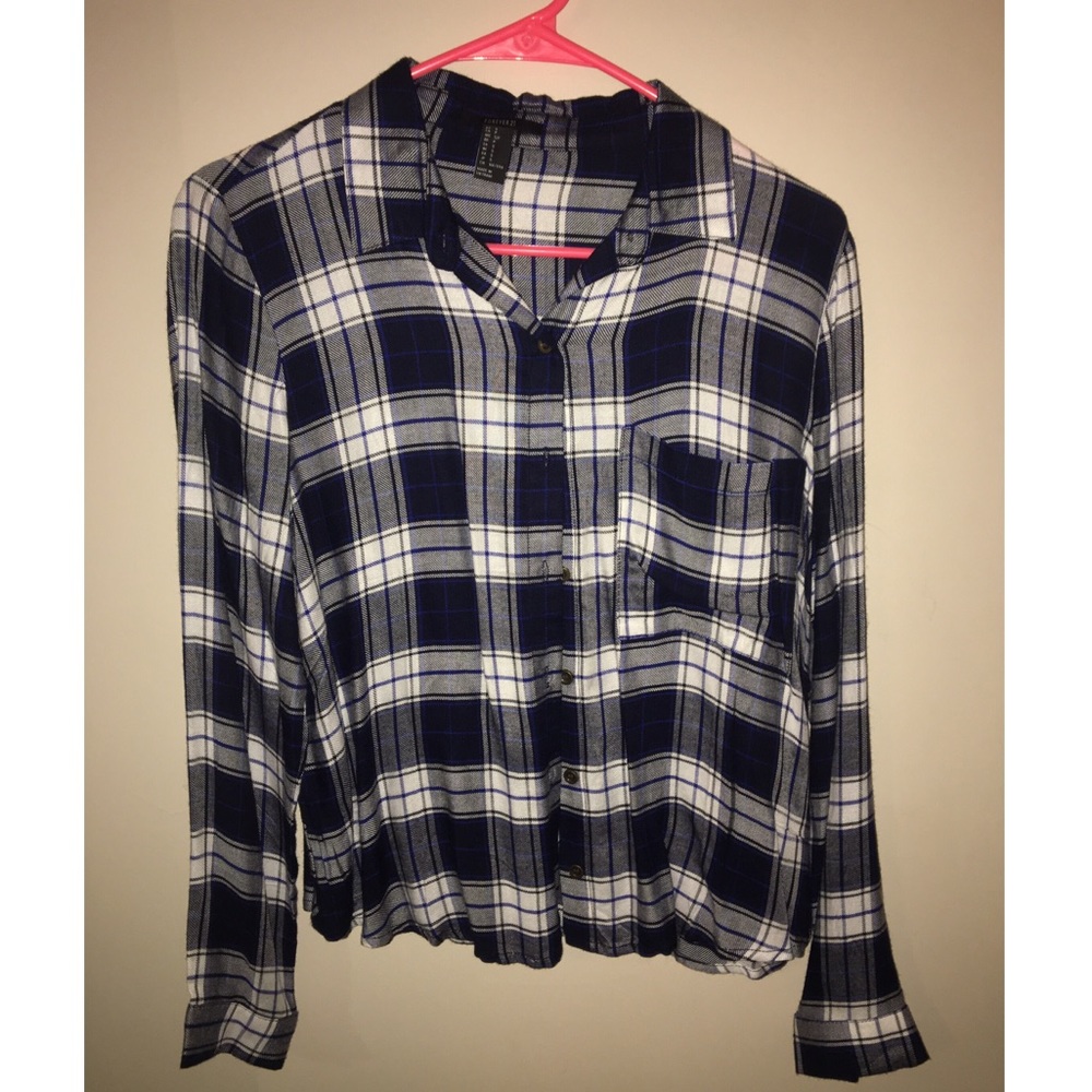 Flannel plaid shirt - Forever 21